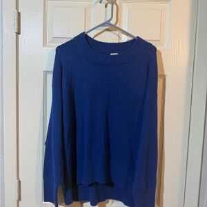 a new day Women's Deep Blue Crew Neck Sweater